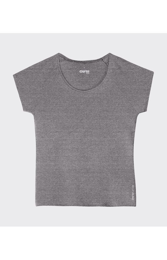 Blusa Baby Look Feminina Em Malha Dry - ENFIM
