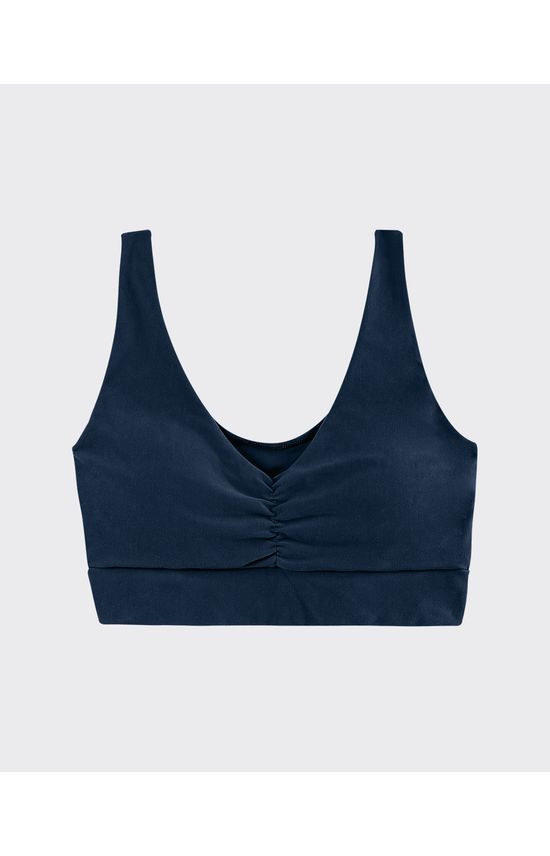 Top Esportivo Plus Size Franzido Em Malha Proteção UV50+ - ENFIM