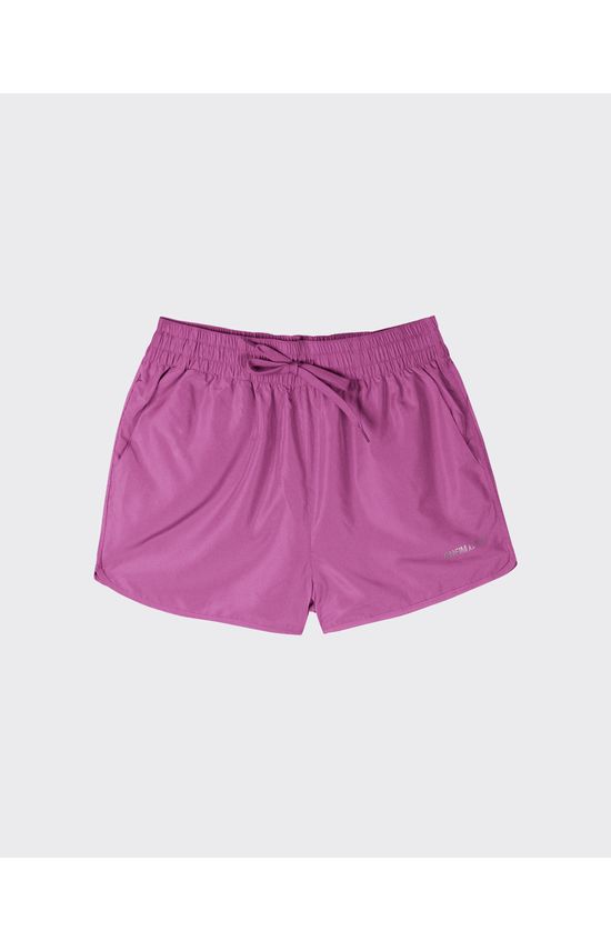 Shorts Feminino Barra Arredondada Em Tafetá - ENFIM