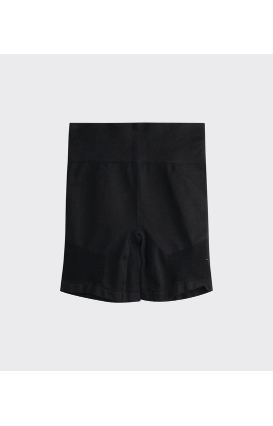 Shorts Slim Feminino Detalhe Tela Seamless Em Poliamida - ENFIM
