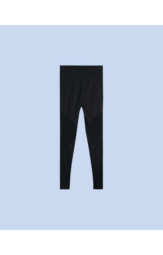 Calça Legging Feminina Detalhe Tela Seamless Em Poliamida - ENFIM