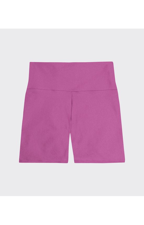 Shorts Biker Feminino Cintura Alta Malha Com Proteção UV50+ - ENFIM