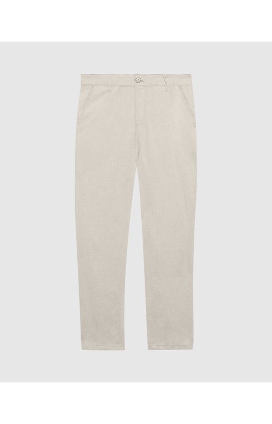 Calça Chino Masculina Em Sarja Soft