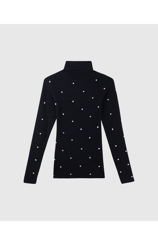 Blusa Gola Alta Em Tricô Malwee