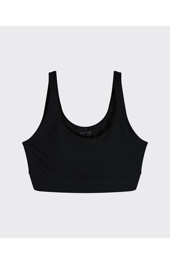 Top Esportivo Plus Size Bojo Removível Em Malha Proteção UV50+ - ENFIM