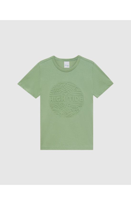 Camiseta Infantil Unissex High Tide Em Algodão Malwee Kids
