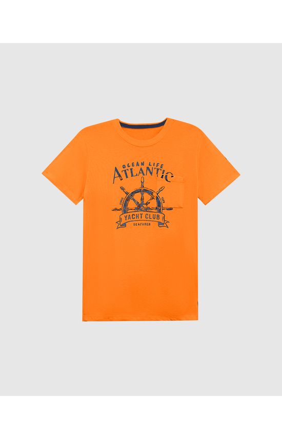Camiseta Masculina Ocean Life Atlantic Em Malha Algodão