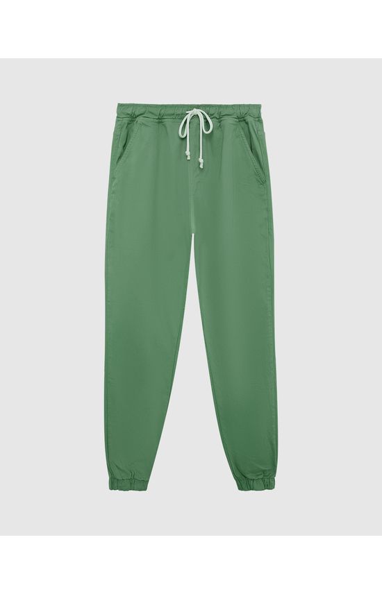 Calça Jogger Masculina Cadarço Funcional Em Jeans Moletom
