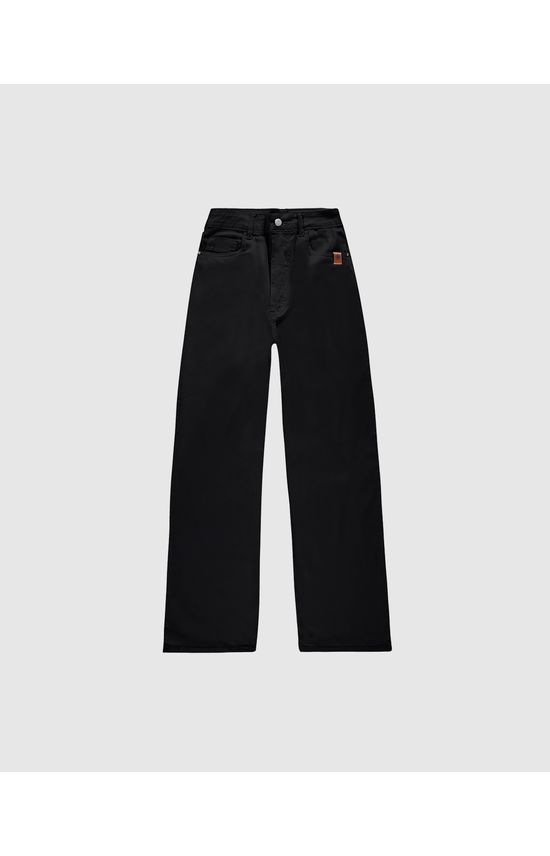 Calça Menina Wide Leg Cintura Alta Em Sarja Stretch Malwee Kids