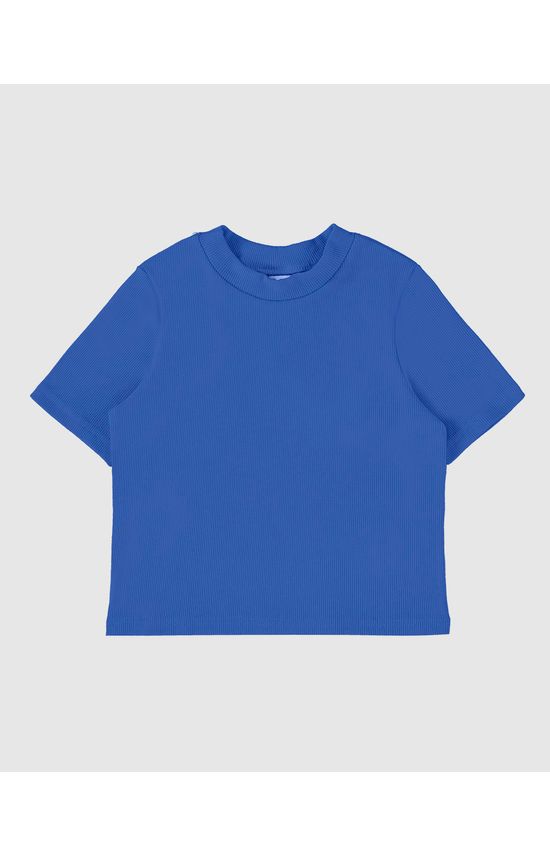 Blusa Infantil Menina Cropped Em Ribana Malwee Kids