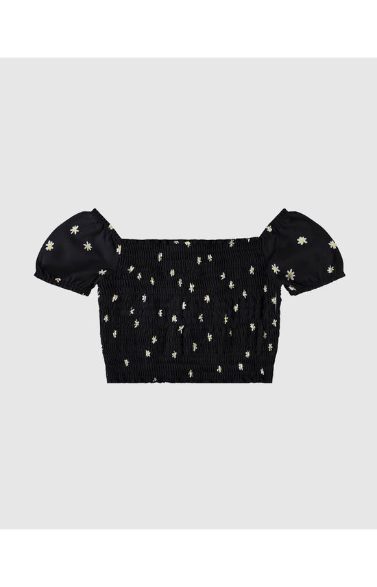 Blusa Menina Justa Estampada Em Viscose Malwee Kids