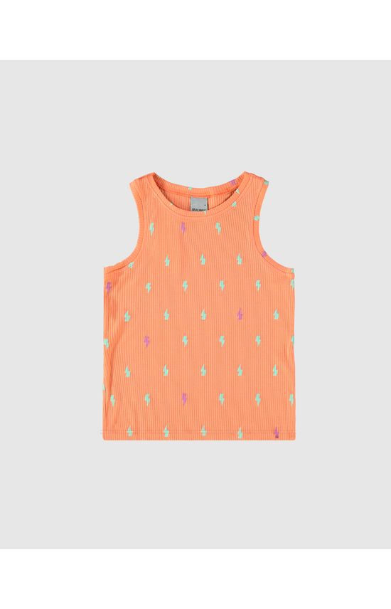 Regata Infantil Menina Nadador Em Malha Viscose Canelada Malwee Kids
