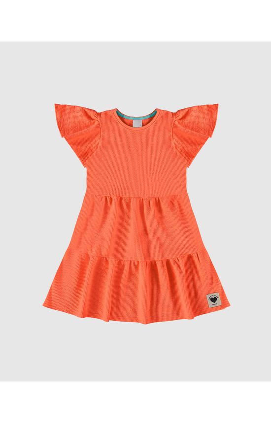 Vestido Infantil Marias Manga Godê Malwee Kids