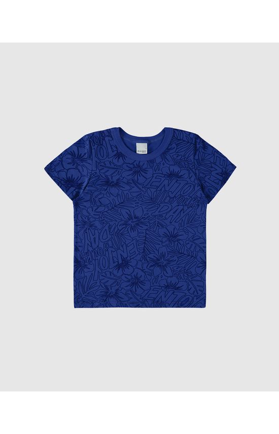 Camiseta Infantil Menino Estampada Em Algodão Malwee Kids
