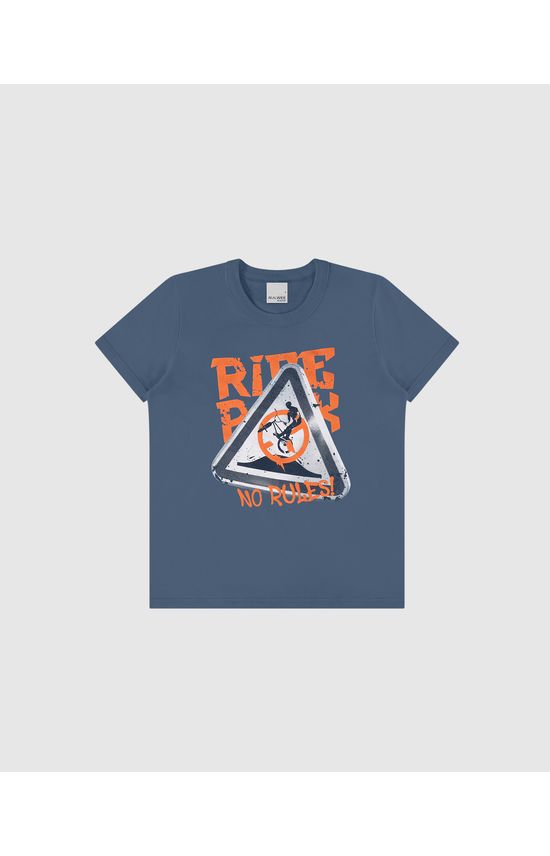 Camiseta Infantil Menino Ride Park Em Algodão Malwee Kids