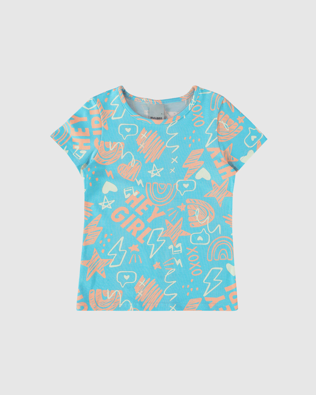 Blusa Infantil Menina Estampada Em Algodão Malwee Kids - Imagem 4