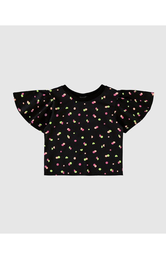 Blusa Infantil Menina Box Estampa Geométrica Em Algodão Malwee Kids