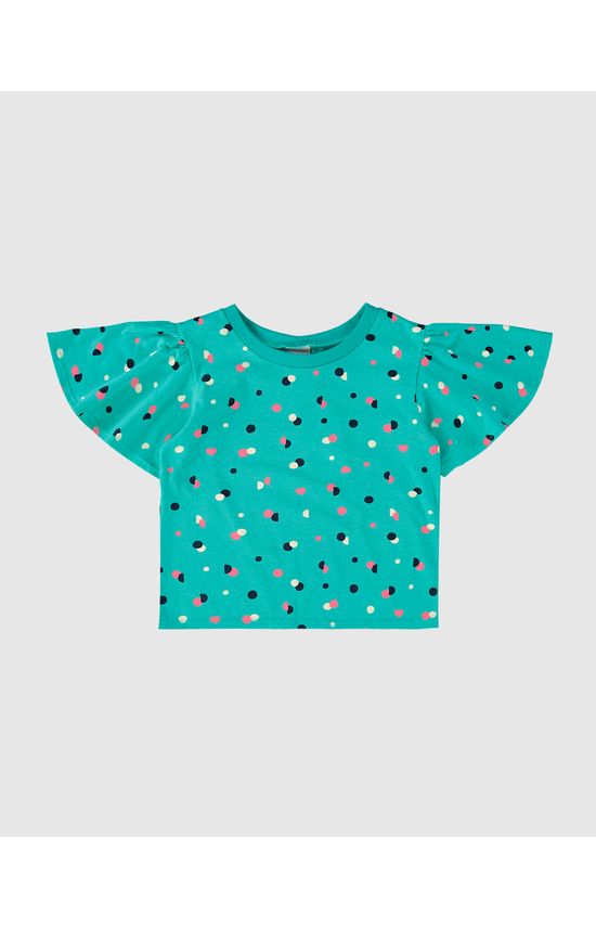 Blusa Infantil Menina Box Estampa Geométrica Em Algodão Malwee Kids