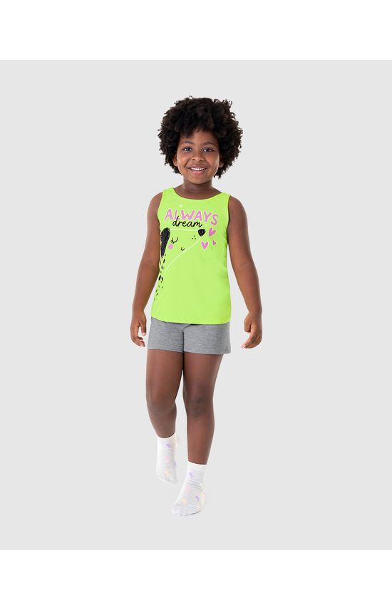 Pijama Infantil Menina Always Dream Em Algodão Malwee Kids
