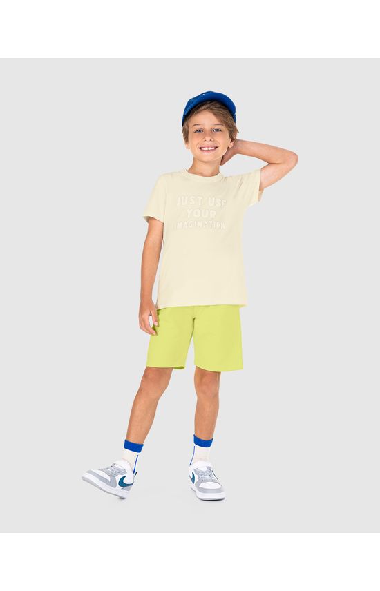 Conjunto Infantil Menino Estampa Alto Relevo Em Algodão Malwee Kids