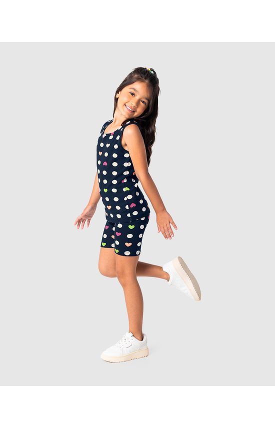 Regata Infantil Menina Estampada Em Algodão Malwee Kids