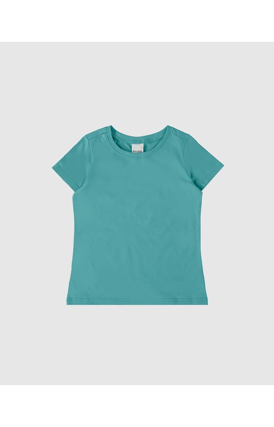 Blusa Infantil Menina Decote Redondo Em Algodão Malwee Kids
