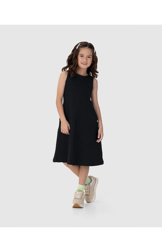 Vestido Infantil Midi Moletom Fio Do Futuro Malwee Kids