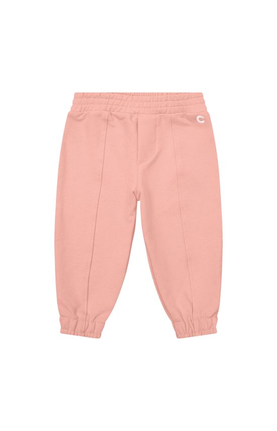 Calça Menina Jogger Em Moletom Sarjado - Carinhoso