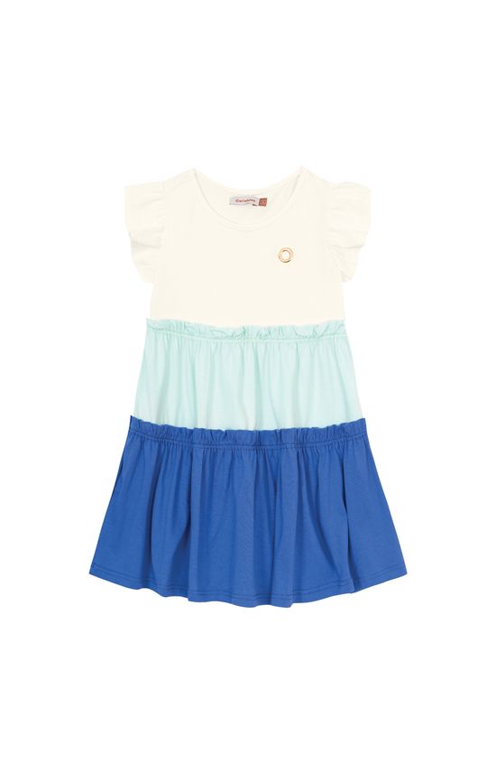 Vestido Menina Marias Em Algodão - Carinhoso