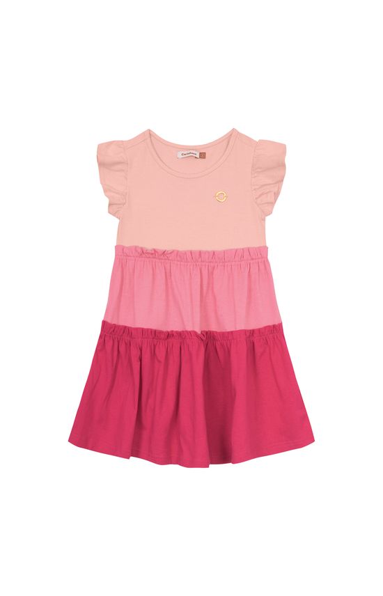 Vestido Menina Marias Em Algodão - Carinhoso