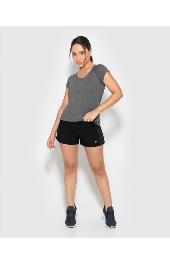 Blusa Baby Look Feminina Cava Raglan Em Malha Dry - ENFIM