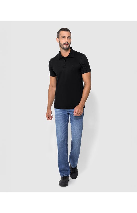 Camisa Polo Masculina Slim Em Algodão Pima - ENFIM