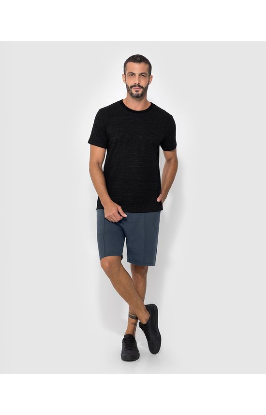 Camiseta Masculina Regular Em Malha Listrada Eco - ENFIM