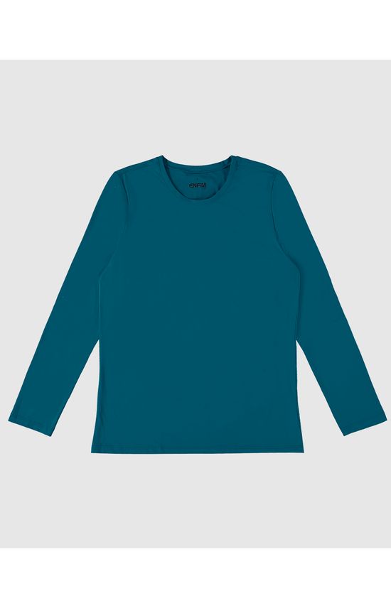 Camiseta Masculina Manga Longa Em Malha Com Proteção UV50+ - ENFIM