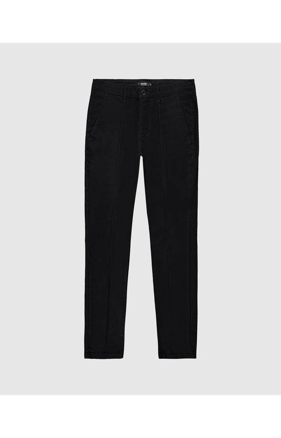 Calça Chino Masculina Bolso Faca Em Sarja Com Elastano - ENFIM
