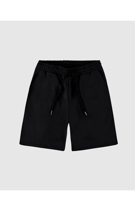 Bermuda Masculina Reta Cadarço Funcional Em Moletom - ENFIM