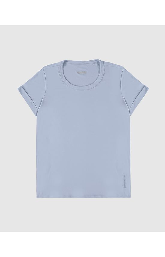 Blusa Slim Feminina Abertura Lateral Em Malha Dry - ENFIM