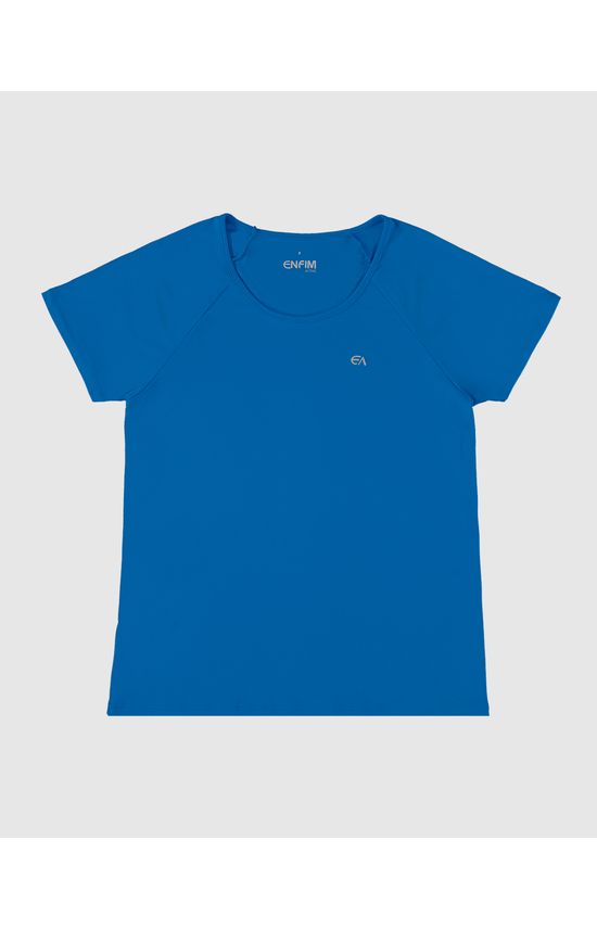 Blusa Básica Feminina Decote Redondo Em Malha Dry - ENFIM