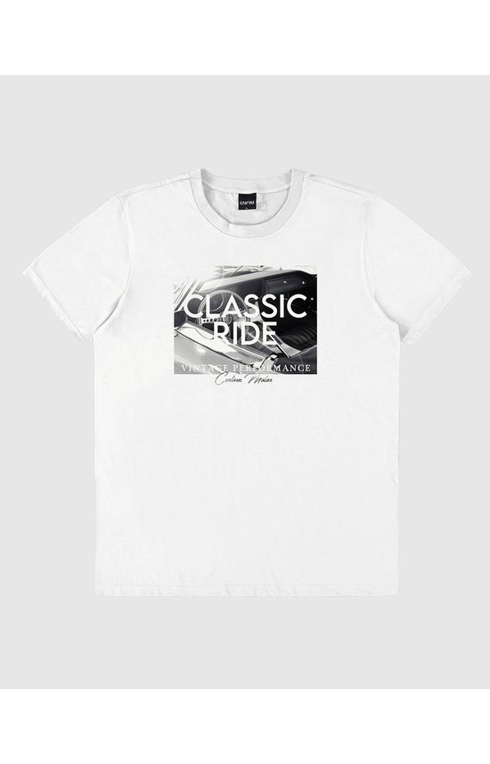 Camiseta Masculina Classic Ride Em Algodão - ENFIM