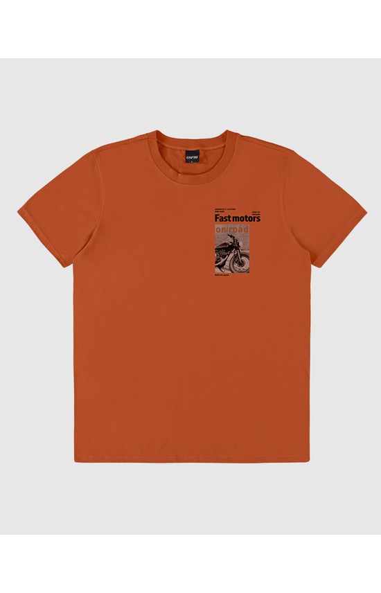 Camiseta Masculina Fast Motors Em Algodão - ENFIM
