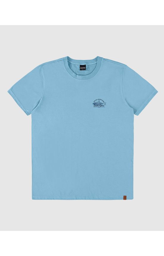 Camiseta Masculina Slim Estampa Peitoral Em Algodão - ENFIM