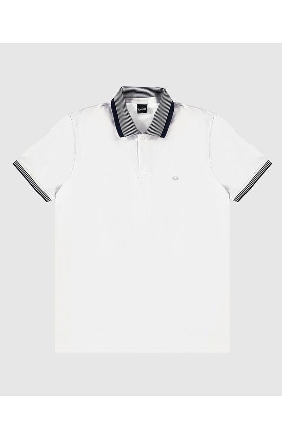 Camisa Polo Masculina Gola Esporte Em Piquet Stretch - ENFIM