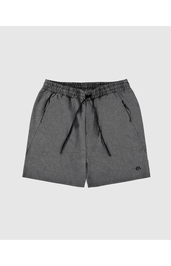 Bermuda Masculina Reta Bolso Lateral Em Moletom Stretch - ENFIM