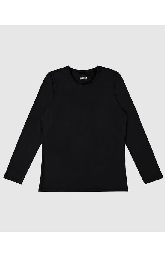 Camiseta Masculina Manga Longa Em Malha Com Proteção UV50+ - ENFIM