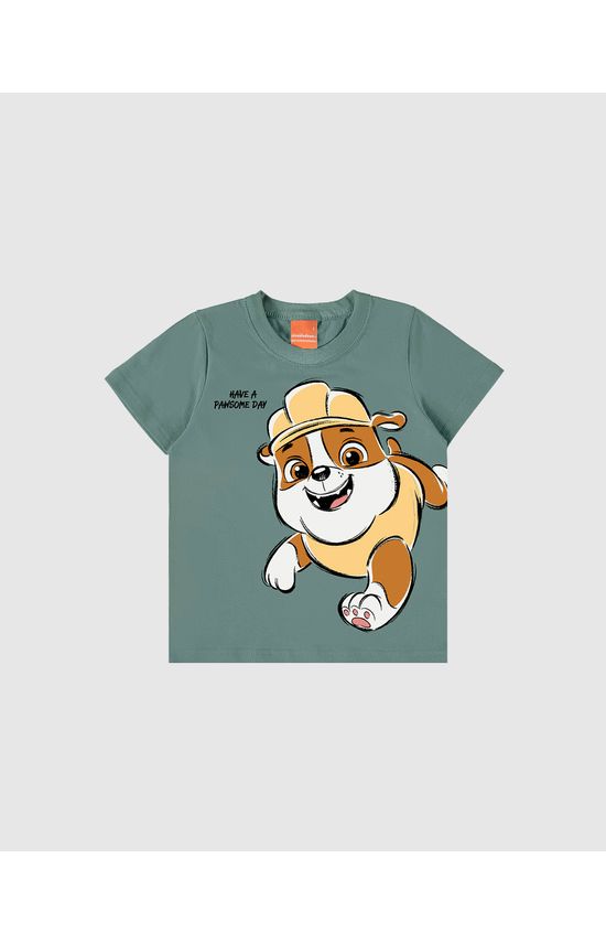 Camiseta Infantil Menino Have A Pawsome Day Patrulha Canina Malwee Kids