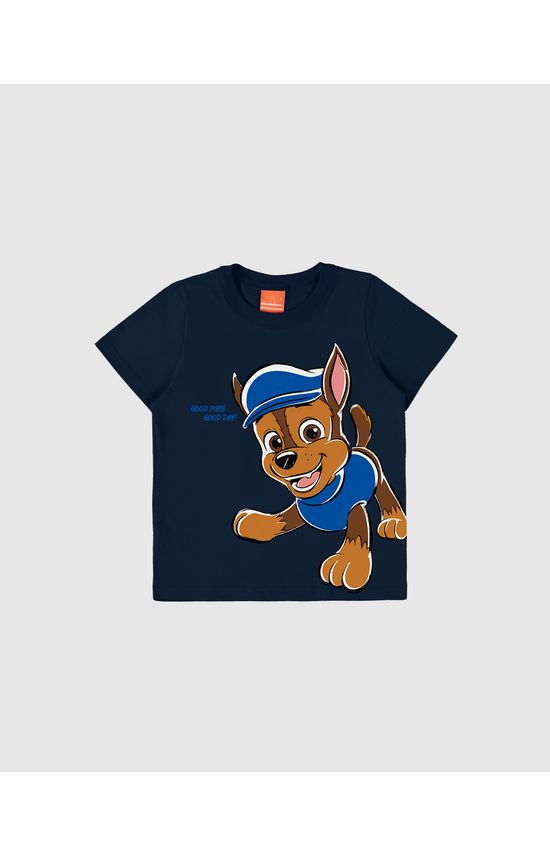 Camiseta Infantil Menino Good Pups Good Day Patrulha Canina Malwee Kids