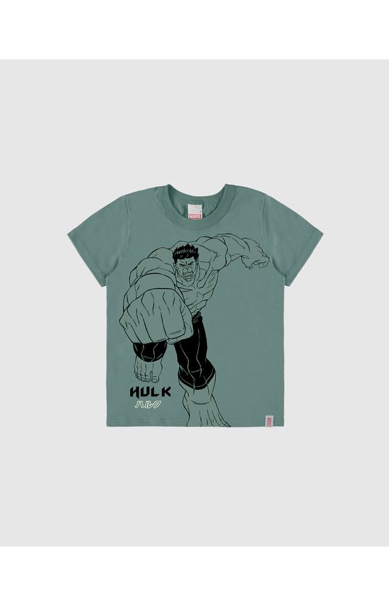 Camiseta Infantil Menino Estampa Especial Avengers Em Algodão Malwee Kids