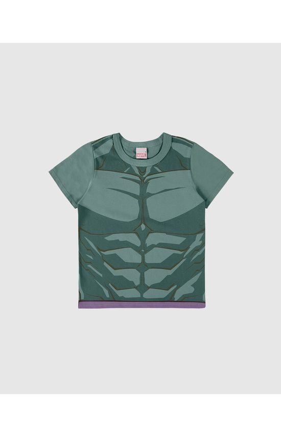 Camiseta Infantil Menino Avengers Em Algodão Malwee Kids