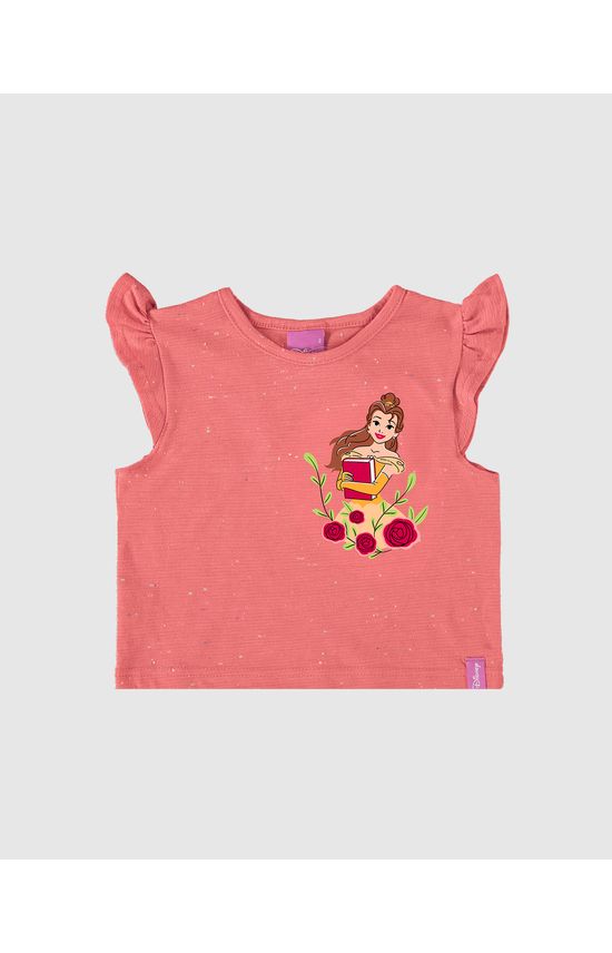 Blusa Infantil Menina Princesas Disney Em Malha Botonê Malwee Kids