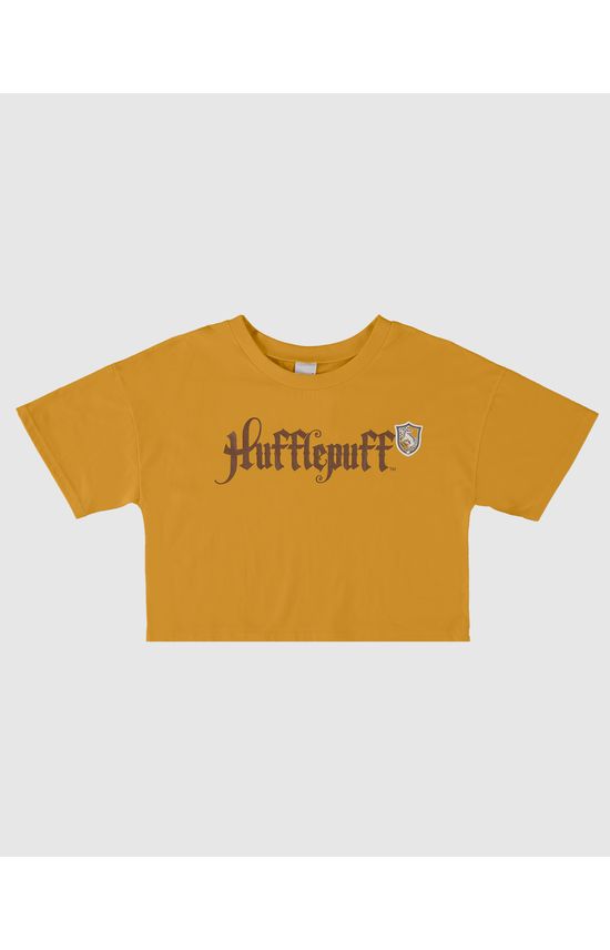 Blusa Menina Box Lufa-Lufa Harry Potter Em Algodão Malwee Kids